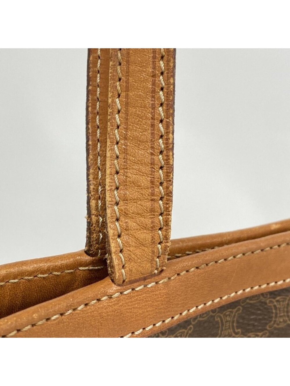 Celine Tote Macadam Brown Gold - Picture 8 of 10